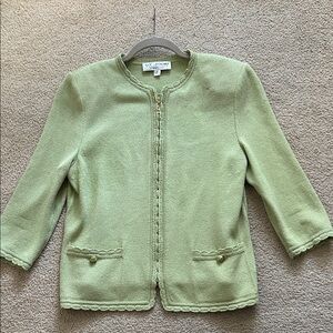 St. John Light Green Blazer
